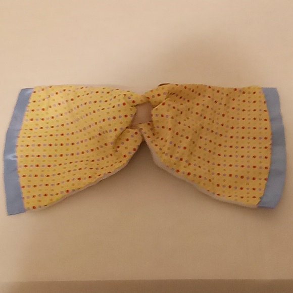 Healthy Baby Lovey Lovie Blankie Dog Plush One Size Blue-Yellow Colors - Picture 3 of 7